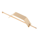 Max Women's Vintage Simple Geometric Chinese Hair Pin Wedding Hair Stick Gold