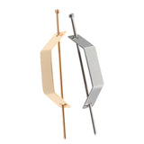 Max Women's Vintage Simple Geometric Chinese Hair Pin Wedding Hair Stick Gold