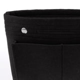 Max Felt Tote Handbag Purse Organizer Insert Divider Shaper Bag in Bag Black