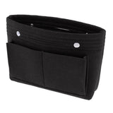 Max Felt Tote Handbag Purse Organizer Insert Divider Shaper Bag in Bag Black