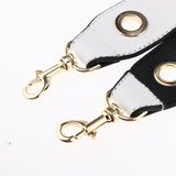 Women Leather Shoulder Bag Strap Replacement Removable Purse Strap White