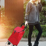 Max Lightweight Oxford Foldable Shopping Bag Trolley Bag for Shopping Cart