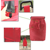 Max Lightweight Oxford Foldable Shopping Bag Trolley Bag for Shopping Cart