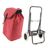 Max Lightweight Oxford Foldable Shopping Bag Trolley Bag for Shopping Cart
