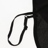 Max Fake Collar Embroidery Floral Detachable Half Blouse False Collar Bib Black