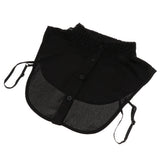Max Fake Collar Embroidery Floral Detachable Half Blouse False Collar Bib Black