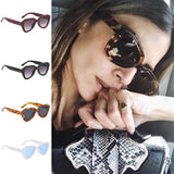 Max Vintage Women Sunglasses Triangle Sunglass Men Eyewear Cat Eye Sun Glasses Black