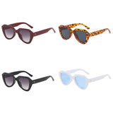 Max Vintage Women Sunglasses Triangle Sunglass Men Eyewear Cat Eye Sun Glasses Black