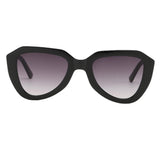 Max Vintage Women Sunglasses Triangle Sunglass Men Eyewear Cat Eye Sun Glasses Black