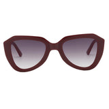 Max Vintage Women Sunglasses Triangle Sunglass Men Eyewear Cat Eye Sun Glasses Red