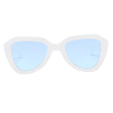 Max Vintage Women Sunglasses Triangle Sunglass Men Eyewear Cat Eye Sun Glasses White
