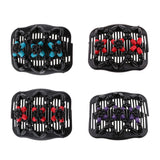 Max Stretch Double Hair Comb Clip Wood Beads Double Clip Hair Accessory Red