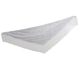 Max Belly Dance Hip Scarf Shining Triangle Tassel Hip Scarves Skirt White