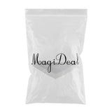 Max Belly Dance Hip Scarf Shining Triangle Tassel Hip Scarves Skirt White