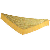 Max Belly Dance Hip Scarf Shining Triangle Tassel Hip Scarves Skirt Yellow