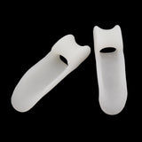 Max 1 Pair Little Toe Bunion Cushion Pain Toe Separators Gel Straighteners White