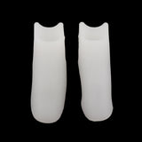 Max 1 Pair Little Toe Bunion Cushion Pain Toe Separators Gel Straighteners White