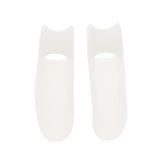 Max 1 Pair Little Toe Bunion Cushion Pain Toe Separators Gel Straighteners White