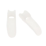 Max 1 Pair Little Toe Bunion Cushion Pain Toe Separators Gel Straighteners White