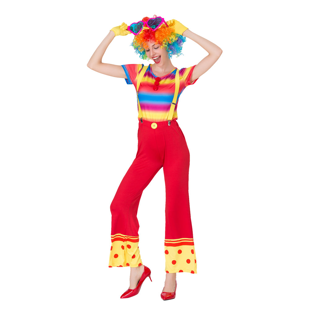 ⚡️Buy Max Funny Women Clown Costume Lady Circus Joker Jester Fancy Dress  Outfit XL at the best price with offers in India. Max Funny Women Clown Costume  Lady Circus Joker Jester Fancy