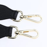 Women HandBag Straps Replacement PU Leather Shoulder Bag Handles Black(Palm Print Texture)