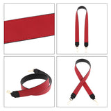 Detachable Pu Leather Handbag Strap Replacement Crossbody Bag Belt Red