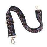 1.5in Wide Purse Strap Replacement Colorful Crossbody Bag Handbag Straps Gold Hook 2