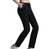 Max Womens Sweatpants Yoga Pants with Pockets Sport Workout Bottoms M Black