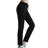 Max Womens Sweatpants Yoga Pants with Pockets Sport Workout Bottoms M Black