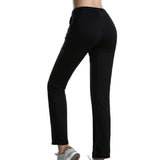 Max Womens Sweatpants Yoga Pants with Pockets Sport Workout Bottoms M Black