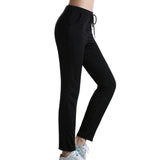 Max Womens Sweatpants Yoga Pants with Pockets Sport Workout Bottoms M Black