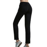 Max Womens Sweatpants Yoga Pants with Pockets Sport Workout Bottoms M Black