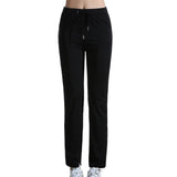 Max Womens Sweatpants Yoga Pants with Pockets Sport Workout Bottoms M Black