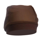 Max Mesh Stretch Turban Hat Hijab Skull Cap Head Wrap Hair Loss Chemo Hat Beanie Coffee