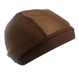 Max Mesh Stretch Turban Hat Hijab Skull Cap Head Wrap Hair Loss Chemo Hat Beanie Coffee