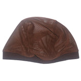 Max Mesh Stretch Turban Hat Hijab Skull Cap Head Wrap Hair Loss Chemo Hat Beanie Coffee