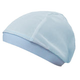 Max Mesh Stretch Turban Hat Hijab Skull Cap Head Wrap Hair Loss Chemo Hat Beanie Sky Blue