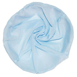 Max Mesh Stretch Turban Hat Hijab Skull Cap Head Wrap Hair Loss Chemo Hat Beanie Sky Blue