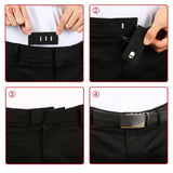 Max 5Pcs Pants Waist Extenders with Metal Hook for Pants Jeans and Skirt Hooks