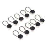 Max 10 Pack Metal Collar Button Extender for Shirt Dress Tuxedo Coat Pants Black