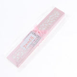 Max Silk Handheld Folding Fan Wedding Party Favor Fan with Gift Box Pink