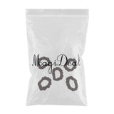 5 Pieces Velvet Hair Scrunchies Coffee