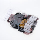 Silk Feel Hair Scrunchies Elastic Hair Ties Soft Hair Bow Ponytail Holder Gray