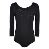 Max Girl Kids Black Ballet Dance Costune Gymnastics One-piece Leotard 9-10 Years