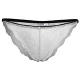 Maxbell Women's Bikini Lace Panties Lingerie Hipster Briefs Underwear M White