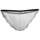 Maxbell Women's Bikini Lace Panties Lingerie Hipster Briefs Underwear M White