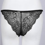 Maxbell Women's Bikini Lace Panties Lingerie Hipster Briefs Underwear M Black