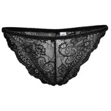 Maxbell Women's Bikini Lace Panties Lingerie Hipster Briefs Underwear M Black