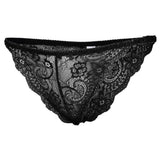 Maxbell Women's Bikini Lace Panties Lingerie Hipster Briefs Underwear M Black