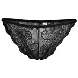 Maxbell Women's Bikini Lace Panties Lingerie Hipster Briefs Underwear M Black